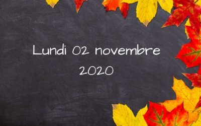 Rentrée du lundi 2 novembre – Message aux parents d’élèves